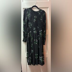 Ganni maxi floral dress